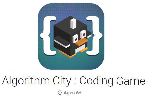 Learning basic coding with Algorithm City for kids and adult
