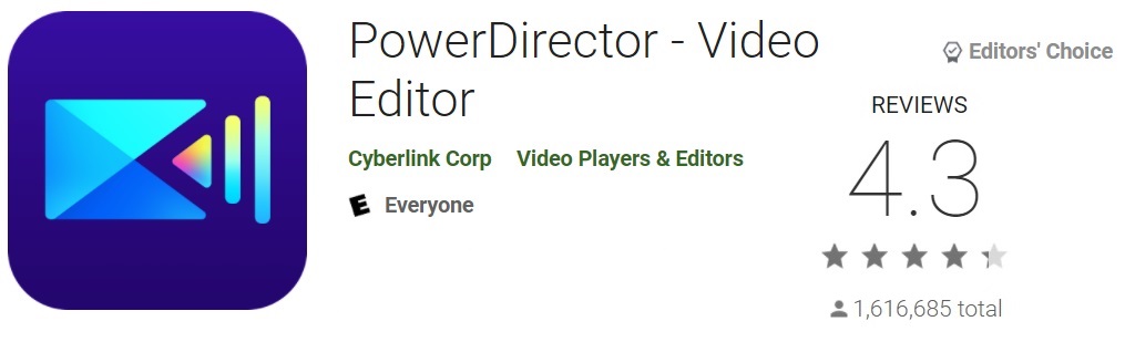 PowerDirector is a famous multi-track video editor with user-friendly UI for beginners