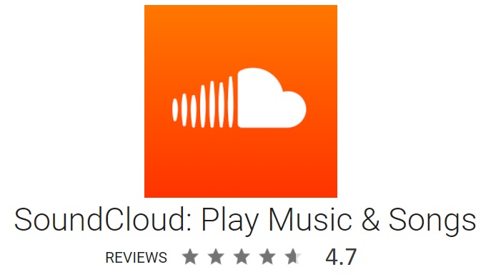 SoundCloud music player highlight