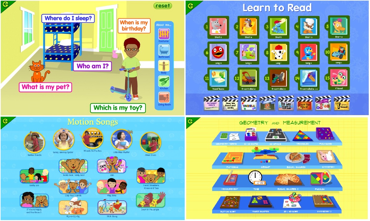 Starfall want to improve literacy on kids and give simple yet enthusiastic feature to learn for child with 2 - 8 years old