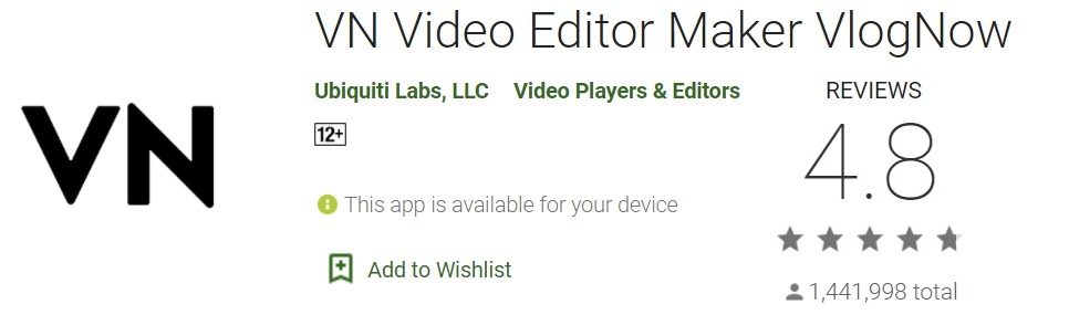 VN Video Editor is Free Video Editor app with many features and flexibility in smartphone and PC