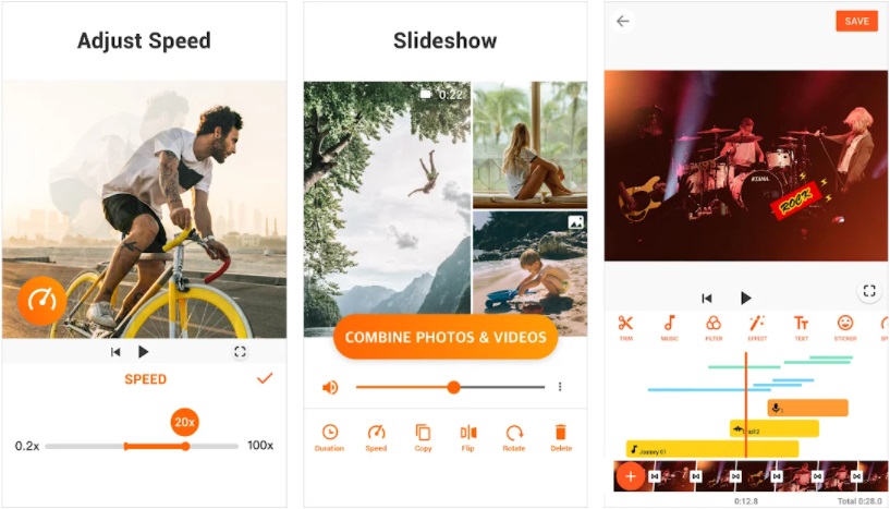 Slideshow feature in YouCut is good and have low spec requirement for uses