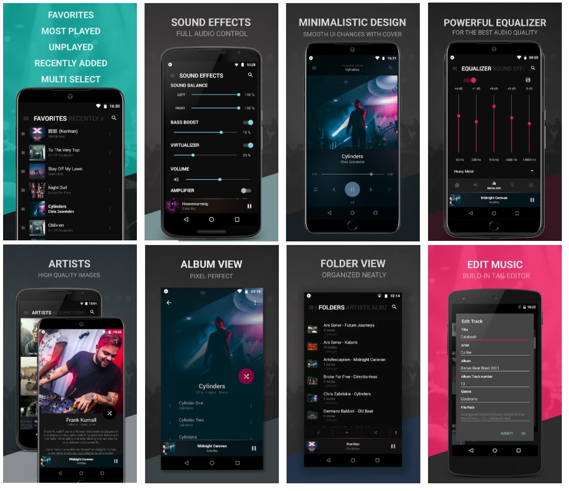 BlackPlayer music app highlight