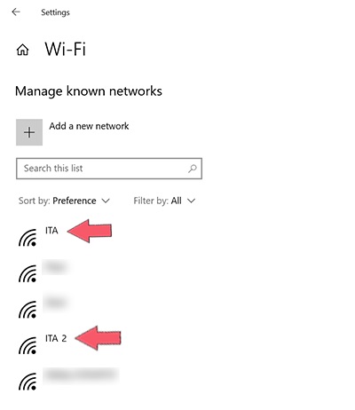 Checl the Wi-Fi List to know previous connection password