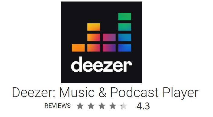 deezer is spotify rival with many feature on streaming and podcast music player