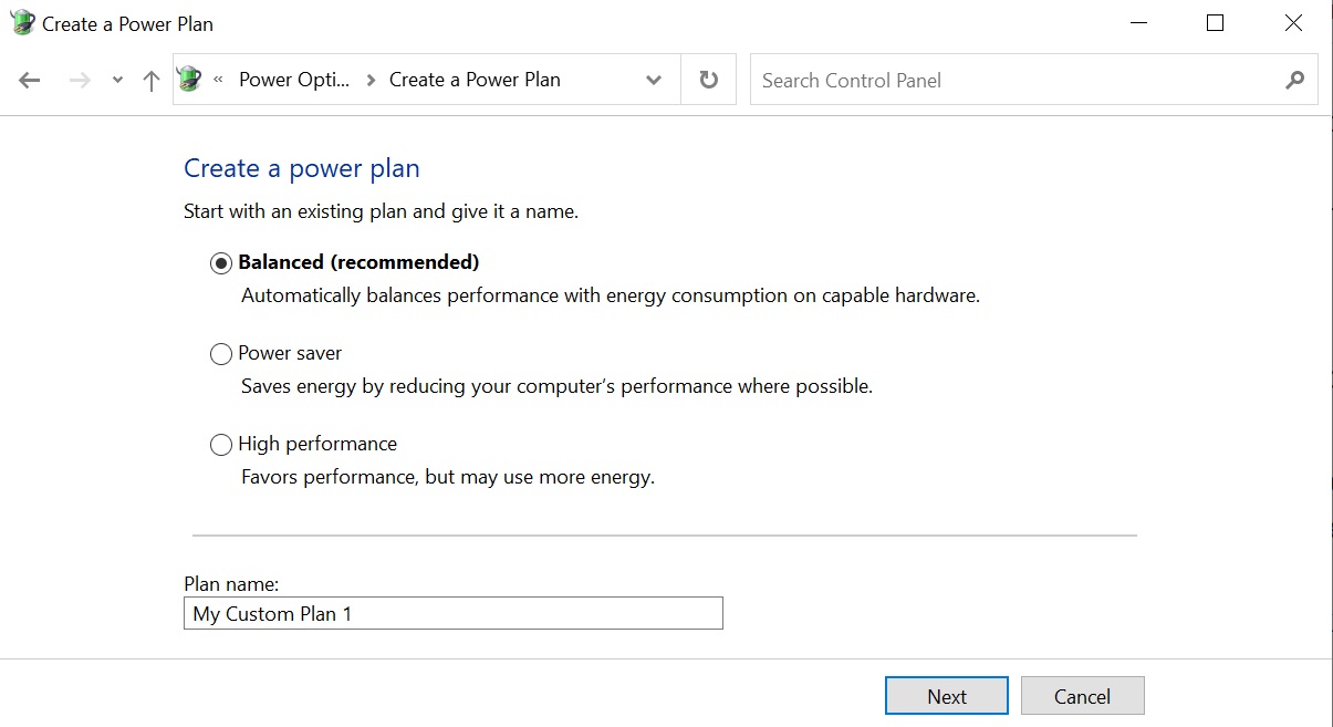 configure power performance could help adapter work on large radius 