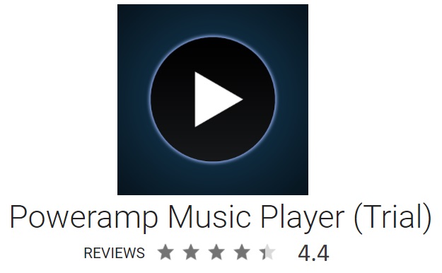 Poweramp music player has a better UI 