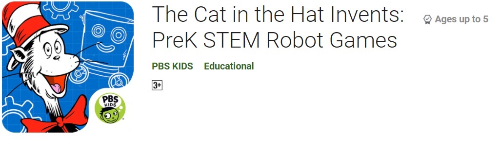 The Cat in the Hat Invents is STEM game that good for kids to learn engineering stuff with simple logic