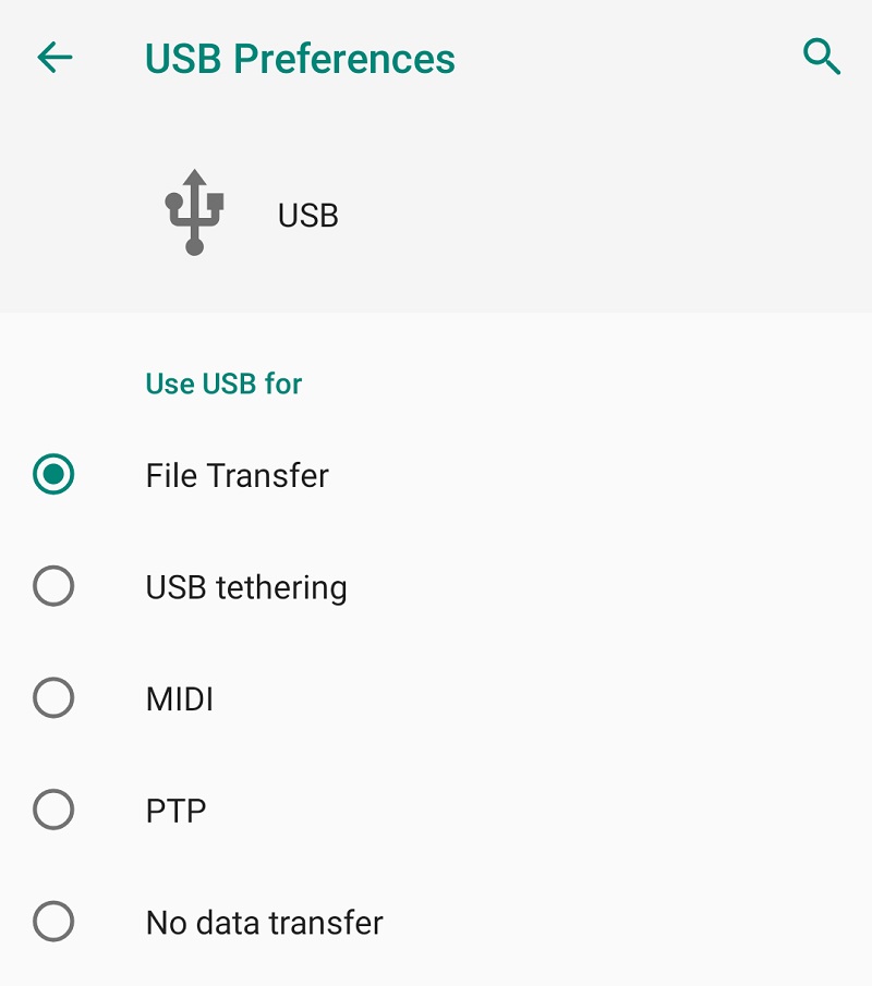 flexible connection between device by USB
