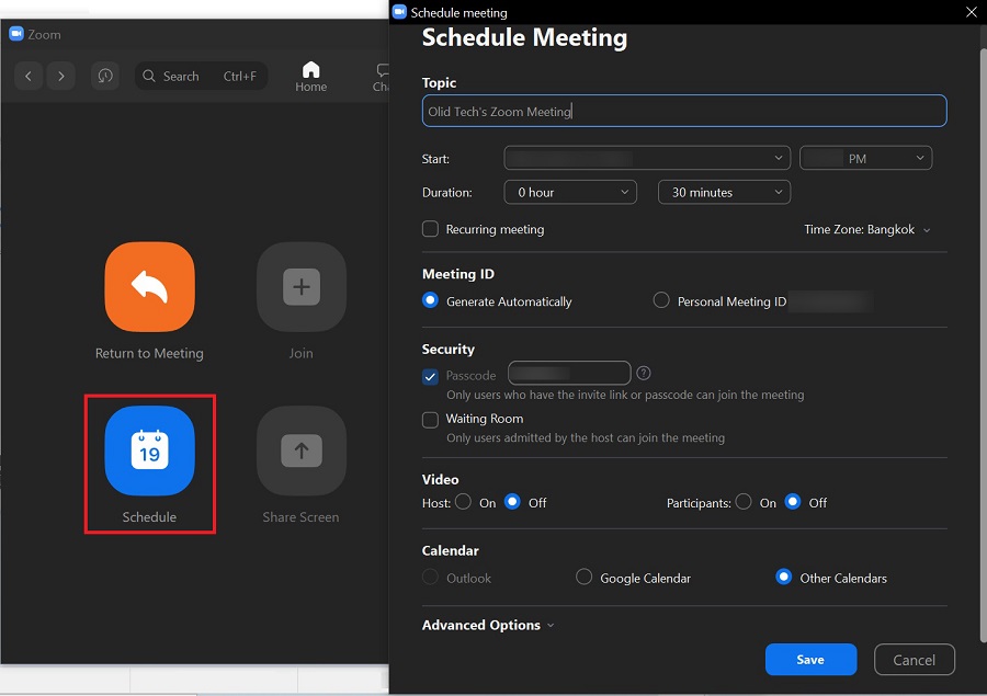 use zoom effectively by create schedule