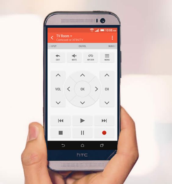 remote control with old smartphone