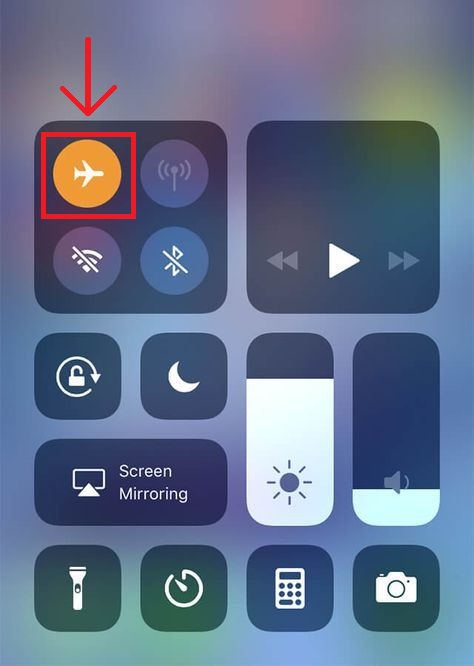 Extend your smartphone battery by turn on the airplane mode