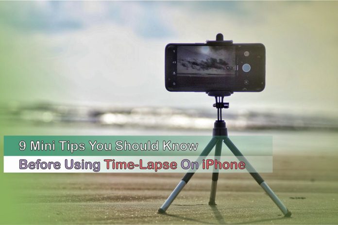 using time-lapse on iPhone