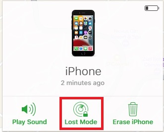 lock your iPhone with lost mode