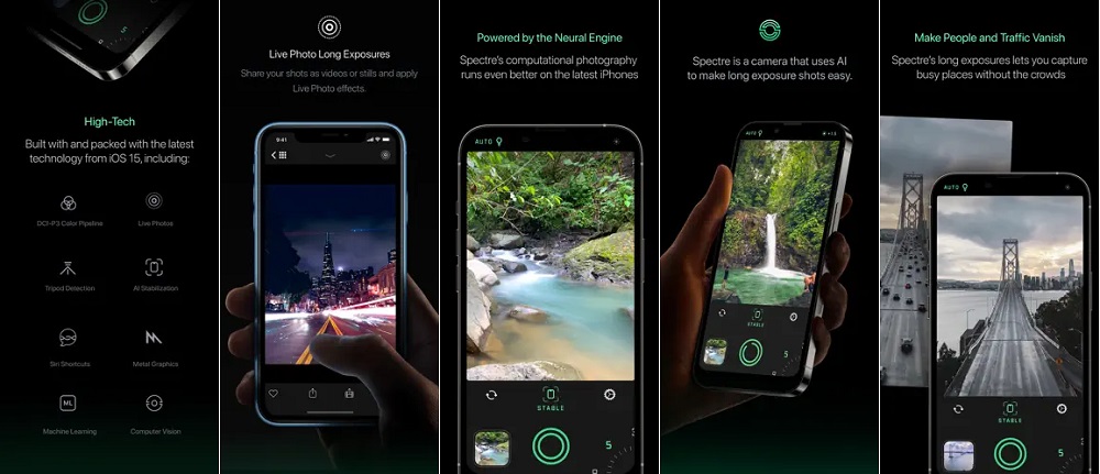 Spectre Camera is paid camera app with artificial intelligence feature