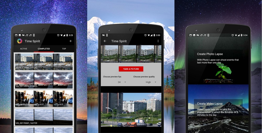 Time Lapse Camera can do stop motion  on Android device