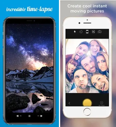 use third-party apps with time-lapse feature